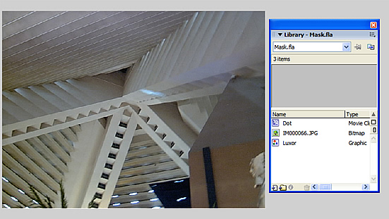 The lesson files in Flash