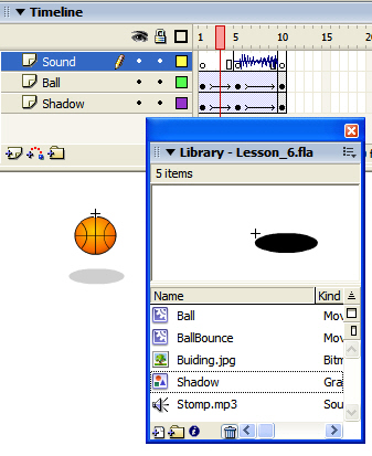 The bouncing ball animation